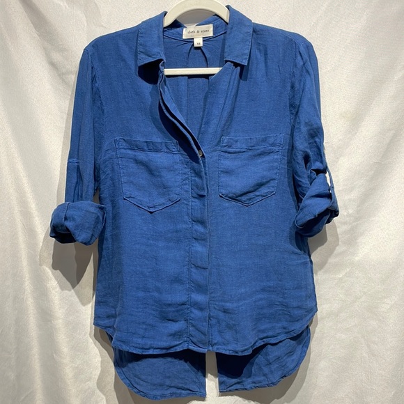 Cloth and Stone Split Back Button Down - Picture 1 of 10